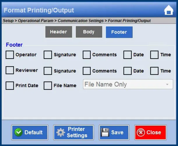 Digital Polarimeter - Format Printing - Output 3