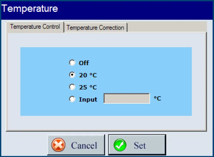 AUTOPOL® V - Temperature