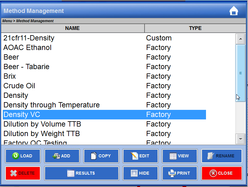 Method-management